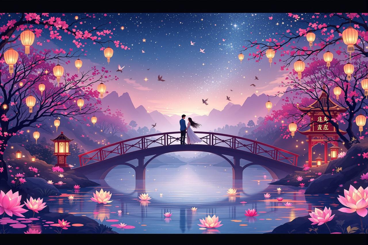 七夕鹊桥相会